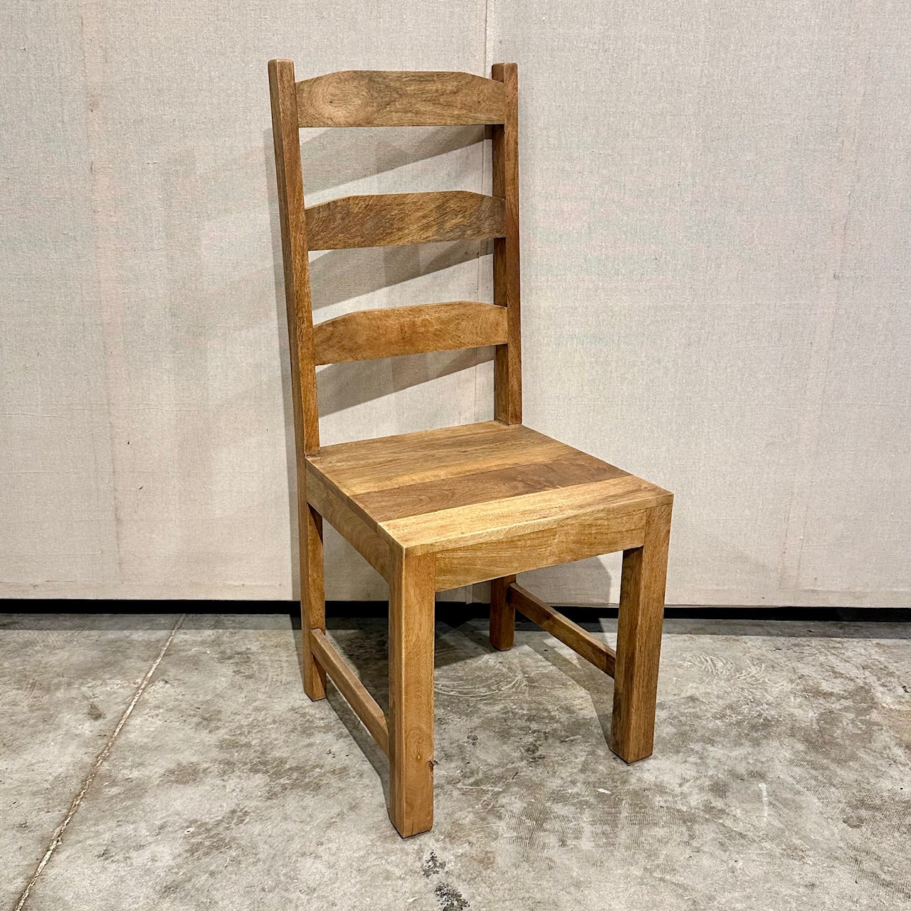 Goa Ladder Back Mango Wood Dining Chair