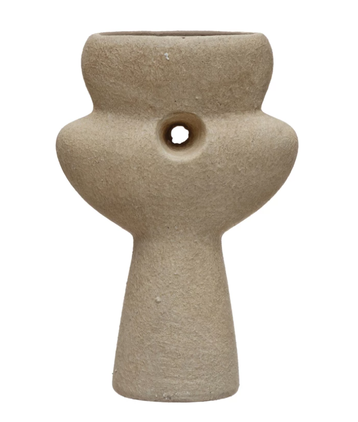 Terracotta Sculptural Vase