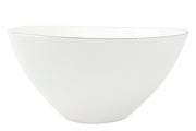 Abbesses Large Stoneware Bowl - Grey Rim