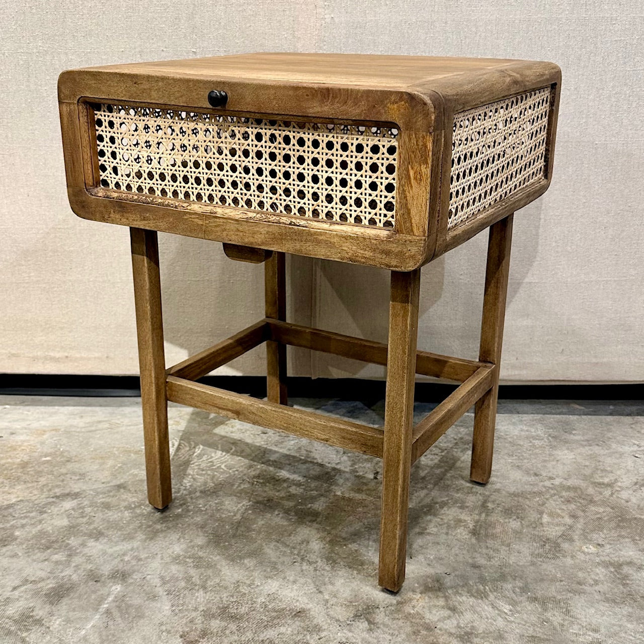 Marte Rattan Side Table