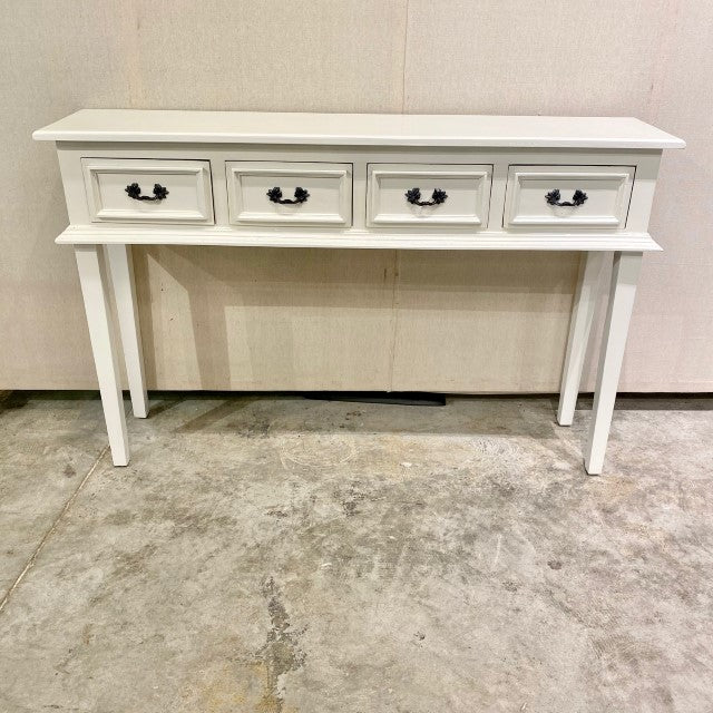 Yogyakarta Four Drawer Mahogany WoodNarrow Console