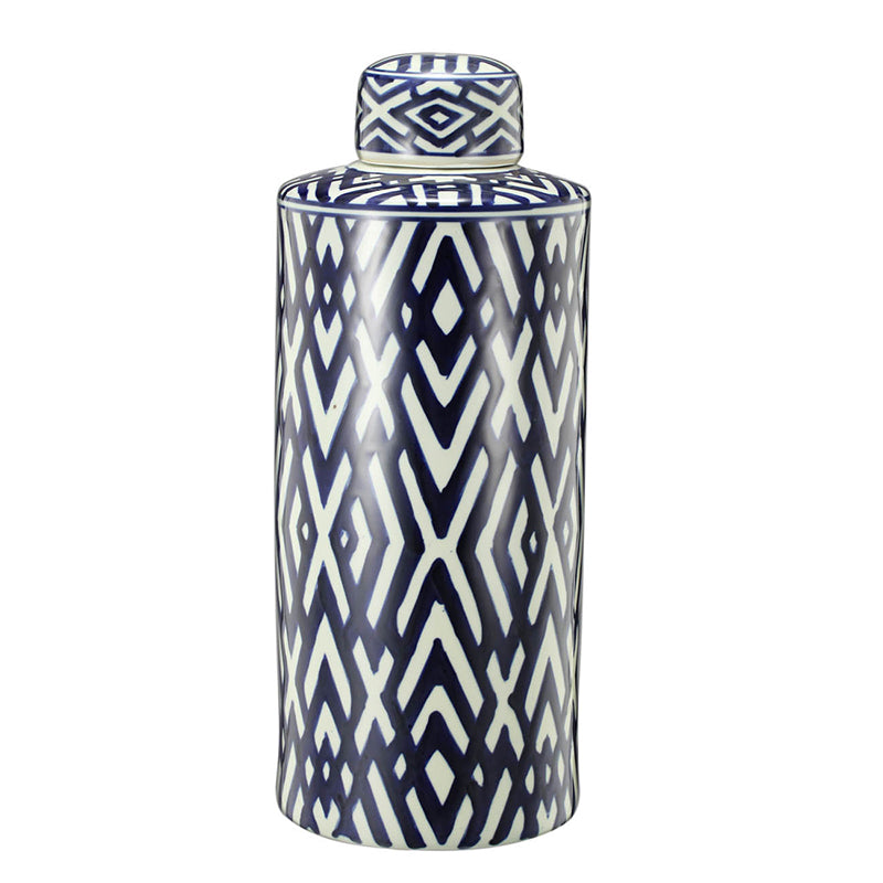 Carlyle Lidded Porcelain Jar - Large