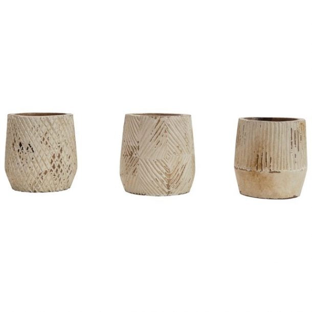 Distressed Mango Wood Planter - Assorted