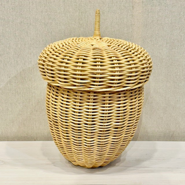 Larix Wicker Acorn Basket