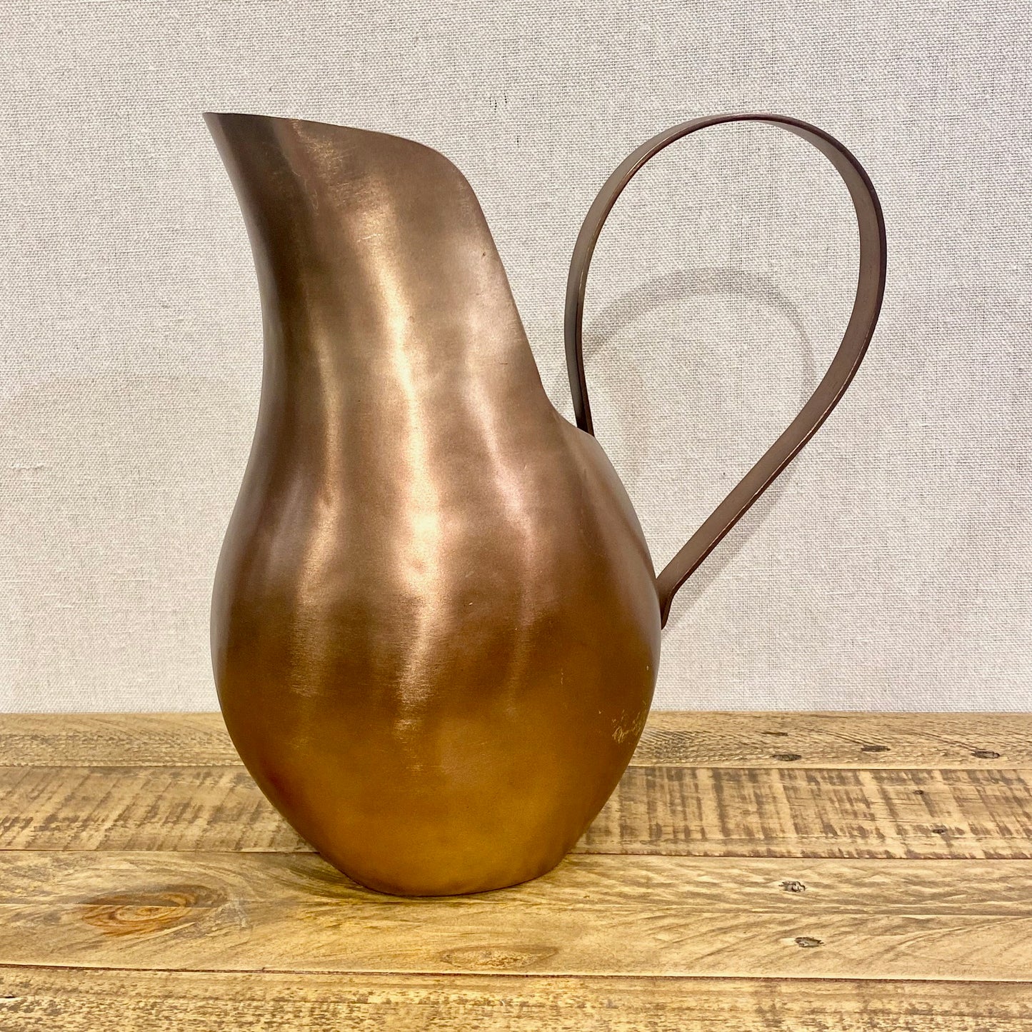 Cobbled Aged Bronze Pitcher