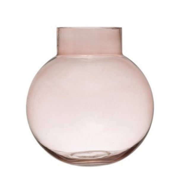 Glass Vase - Rose
