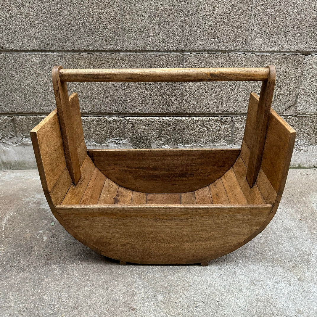 Paradesi Mango Wood Basket