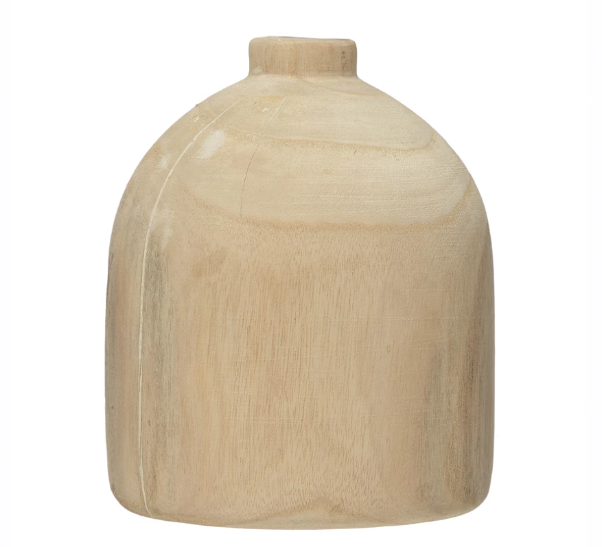Decorative Paulownia Wood Vase