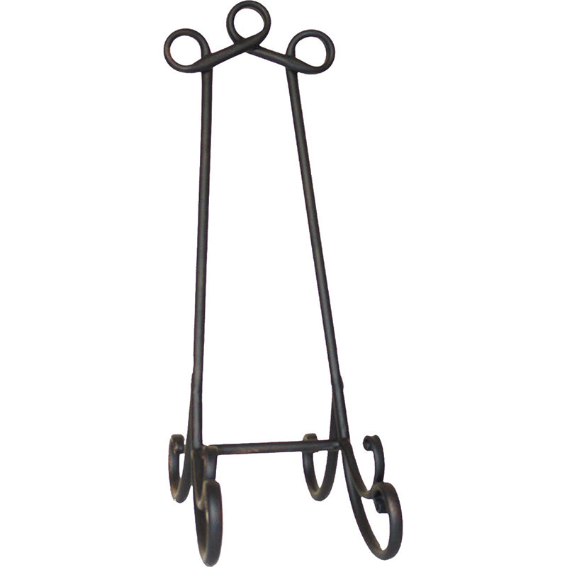 Black Metal Scroll Easel - Small
