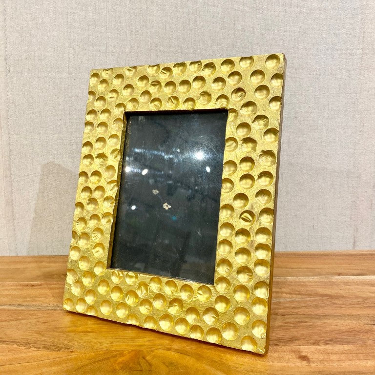 Archdale Brass Crater Picture Frame 9" X 11"
