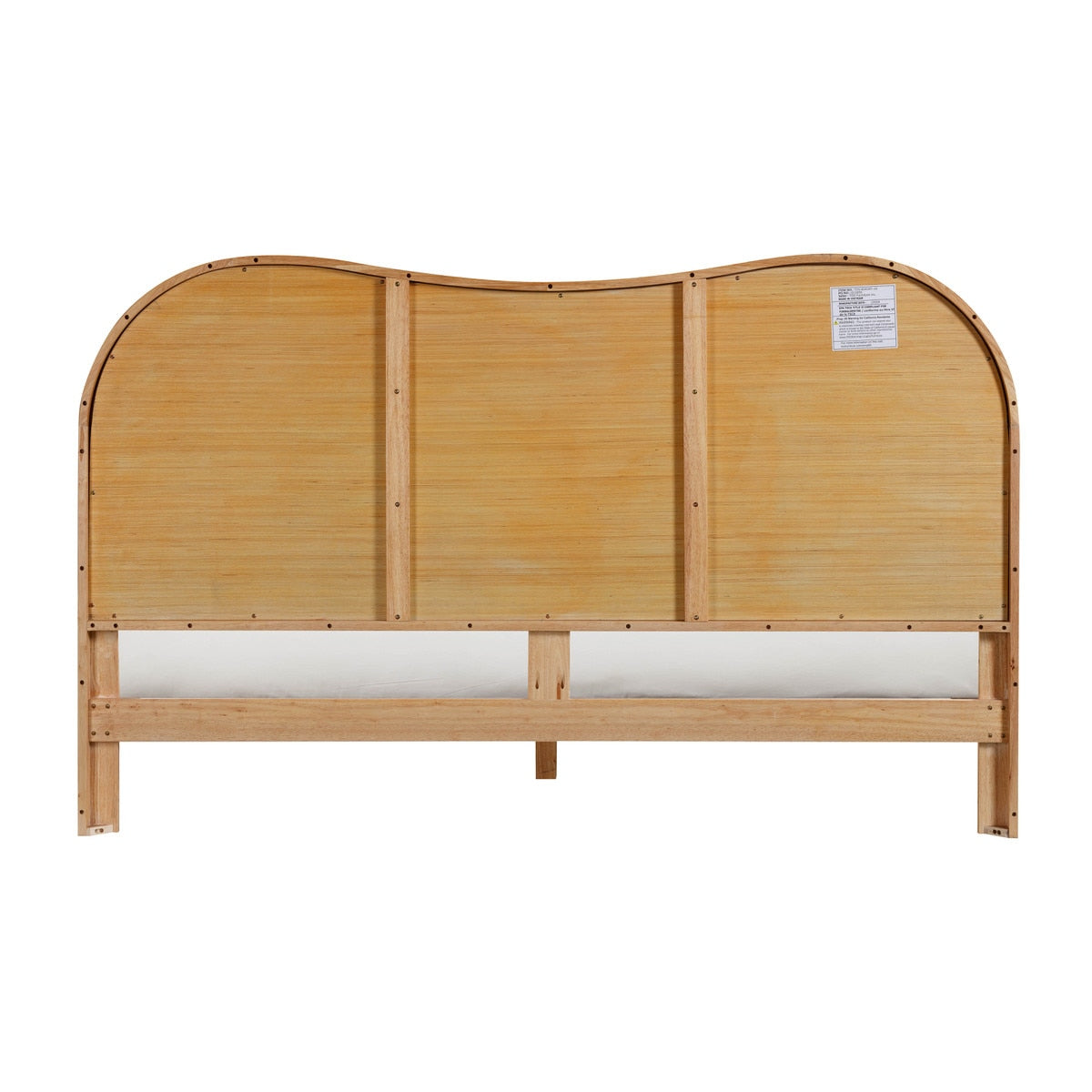 Grappa Wood & Rattan King Bed