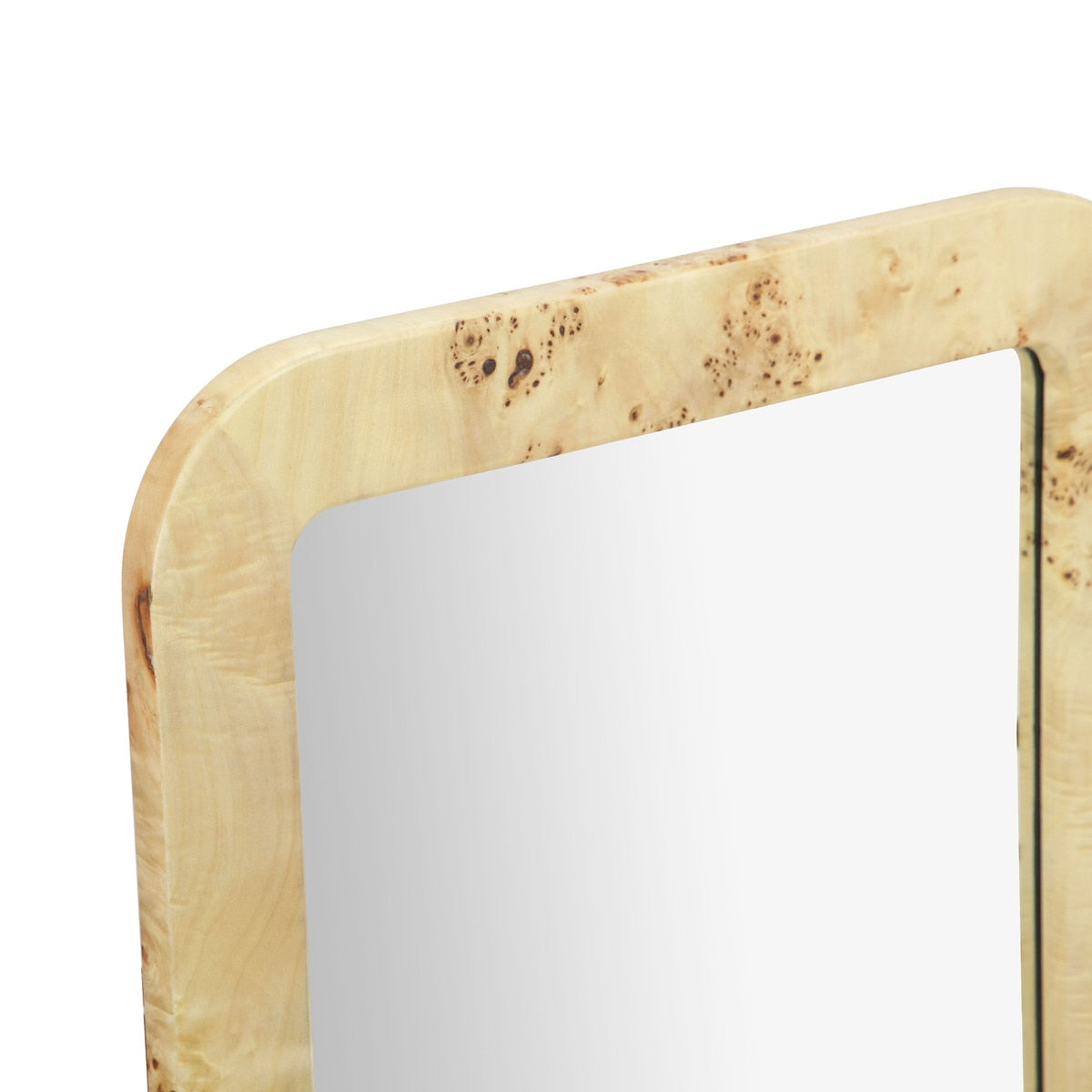 Tessa Natural Burl Wall Mirror