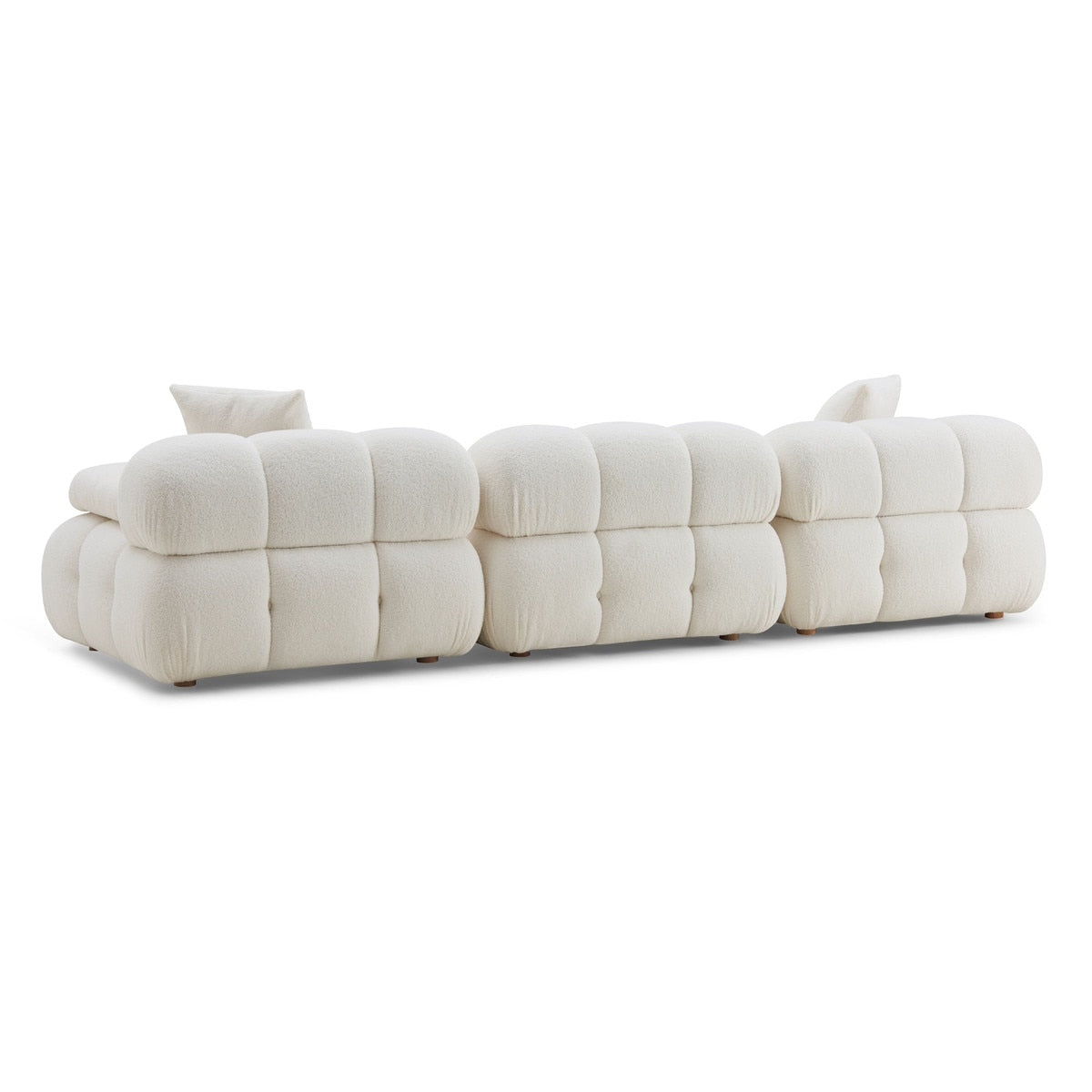 Modern Cream Vegan Cloud Modular Sofa