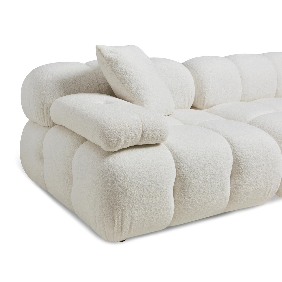 Modern Cream Vegan Cloud Modular Sofa