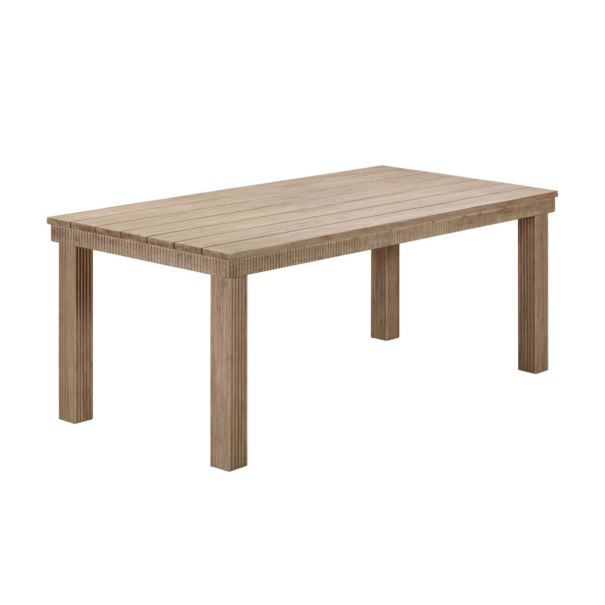 Cassie Natural 75" Rectangular Dining Table