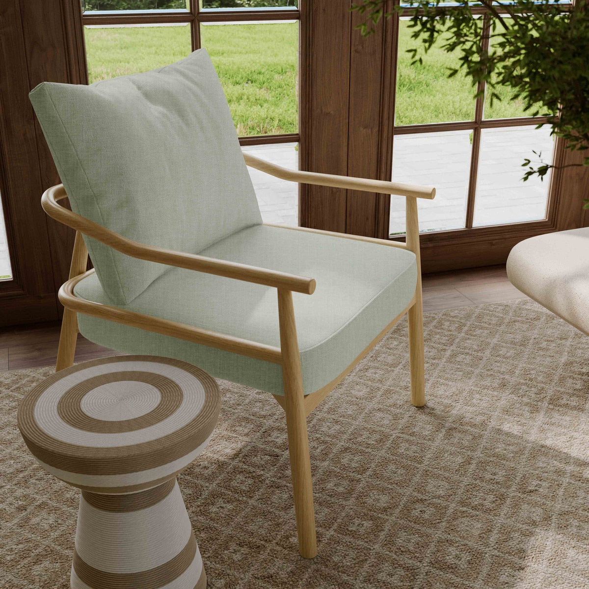 Dixie Mint Green Accent Chair