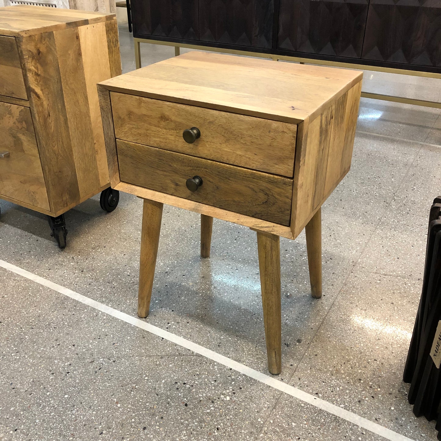 Skokie Mango Wood Side Table