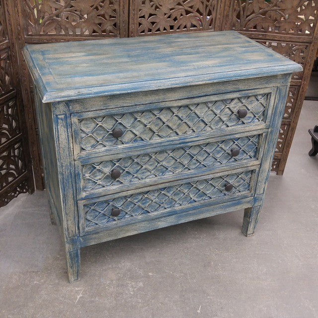Whiteville Mango Wood Three Drawer Chest