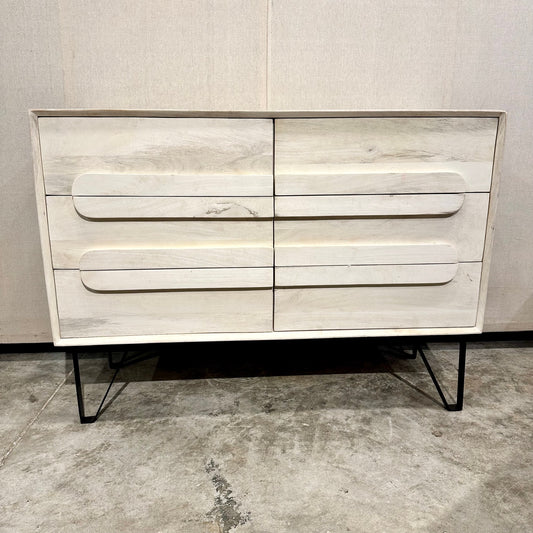 Rancho Six Drawer Mango Wood Dresser