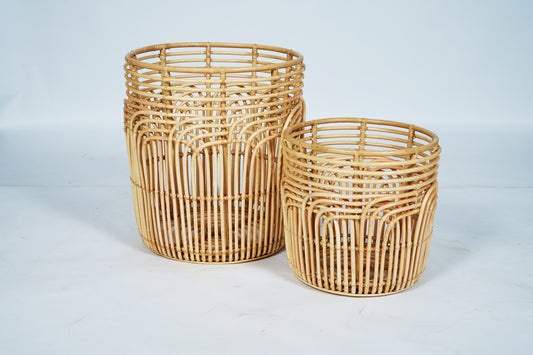 Jaga Rattan Baskets - Set of Two