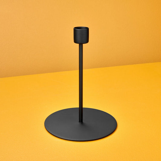 Black Taper Candle Holder Tall