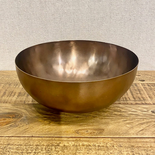 Cobbled Aged Bronze Bowl Medium