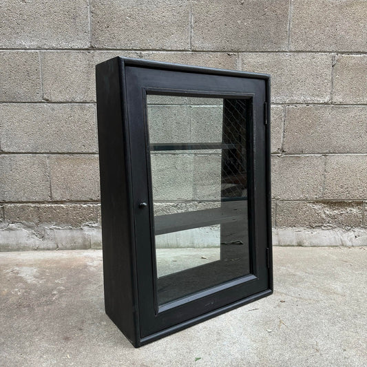Deol Mango Wood And Glass Wall Cabinet