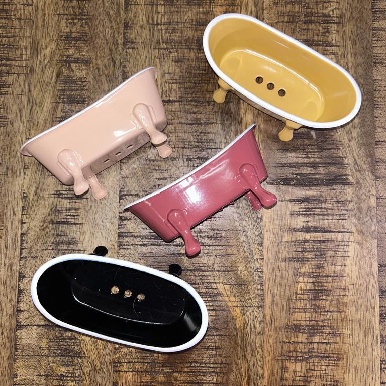 Metal Bathtub Soap Dish - Assorted