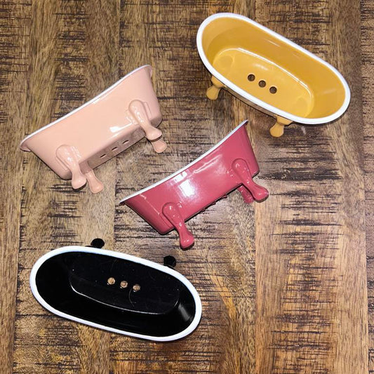 Metal Bathtub Soap Dish - Assorted