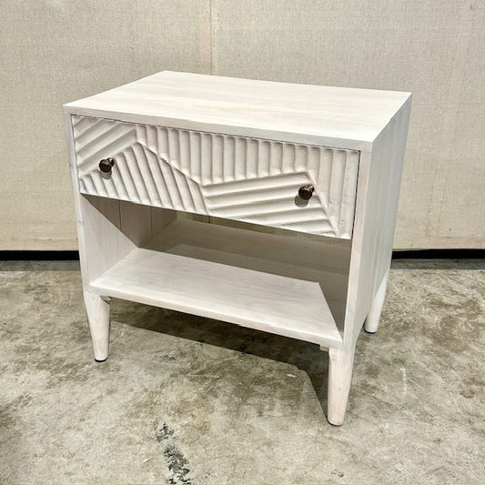 Toco Acacia Wood Nightstand