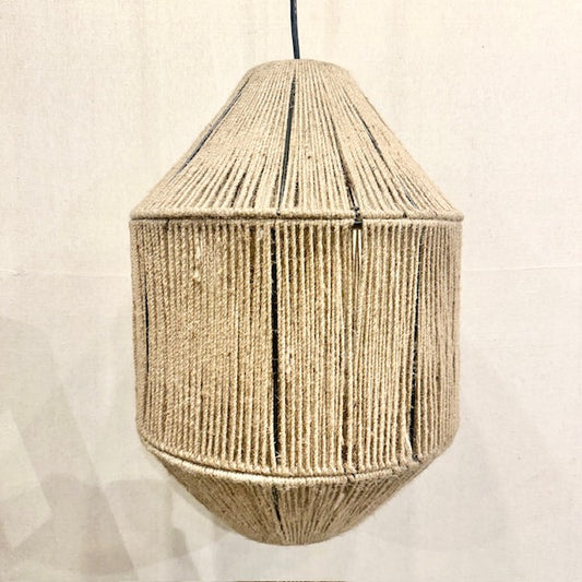 Linnea Brown Rattan Cage Pendant Light