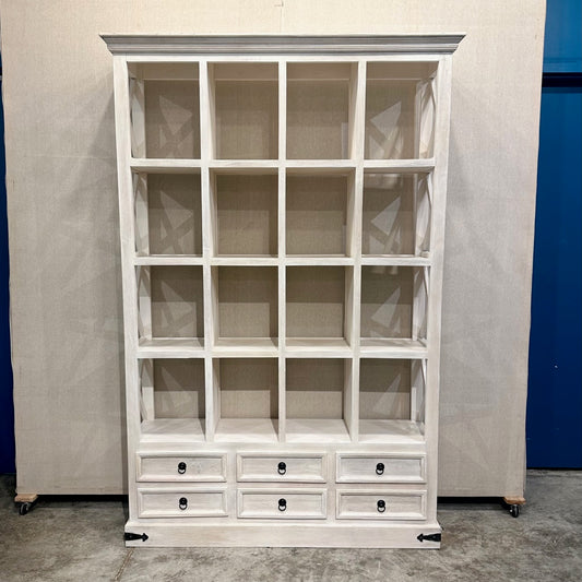 Jonny Mango Wood Cubby Bookcase