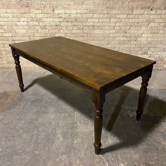 Claude Acacia Wood Dining Table 82"
