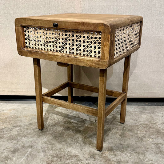 Marte Rattan Side Table