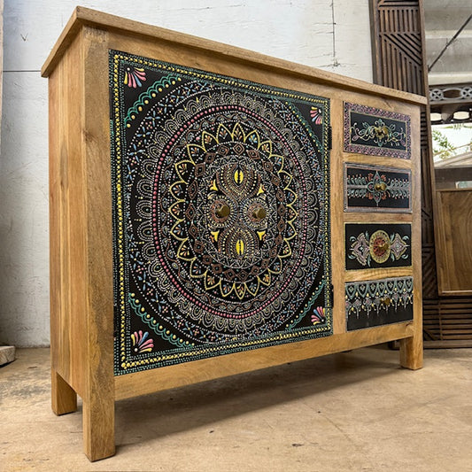 Palisades Two Door with Three Drawer Mango Wood Sideboard