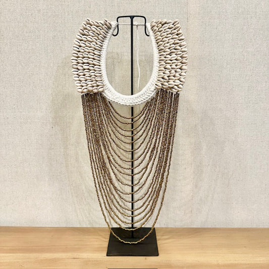 Shell Cascade Necklace Stand