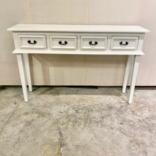 Yogyakarta Four Drawer Mahogany WoodNarrow Console
