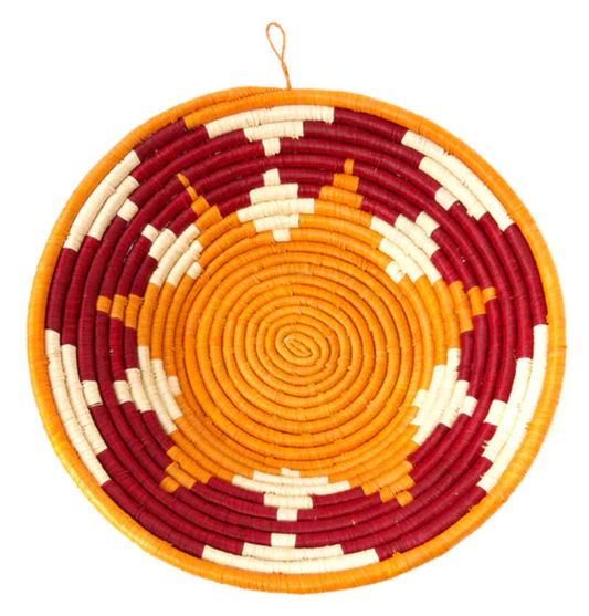 Ugandan Sweet Potato and Sorghum Raffia Coil Basket