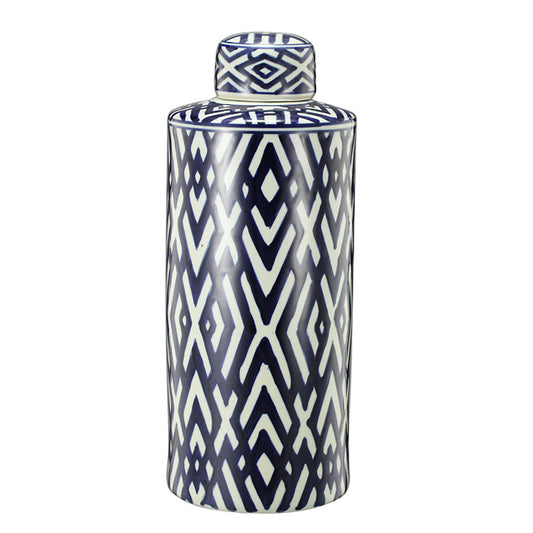 Carlyle Lidded Porcelain Jar - Large