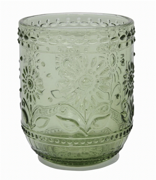 Embossed Drinking Glass