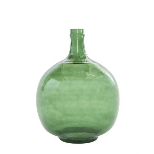 Green Reproduction Glass Bottle - Small