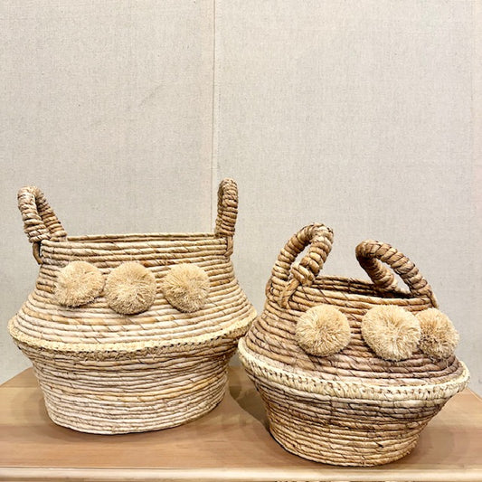 Round Rustic Basket Set
