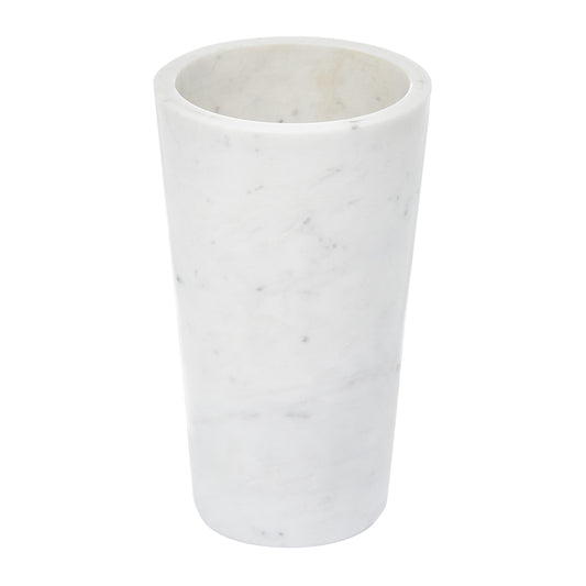Marble Flower Vase - White