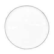 Abbesses Stoneware Large Plate - Grey Rim