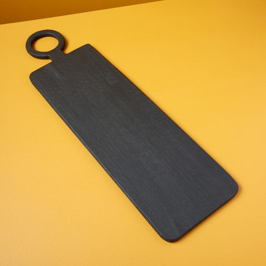 Brushed Black Wood Long Board