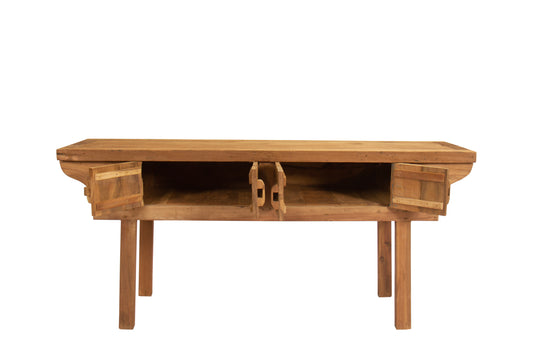 Baron Teak Wood Altar Console With Storage