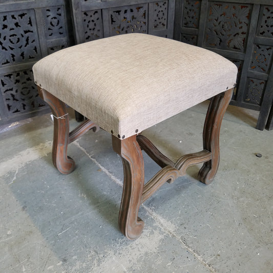 Tuberose Acacia Wood Stool
