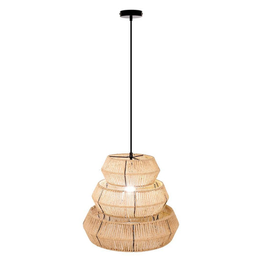 Brigitta Tiered Natural Jute Pendant Light