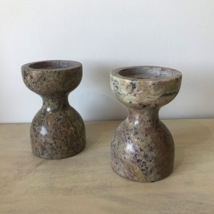 Soapstone Pillar Candle Holder - Large