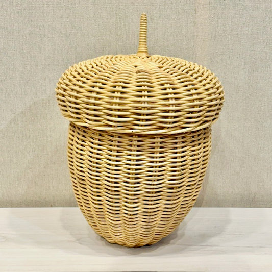 Larix Wicker Acorn Basket